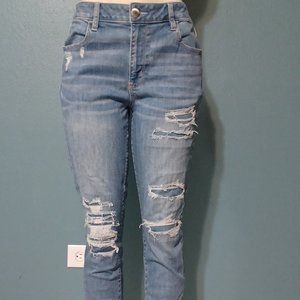 American Eagle ripped skinny leggings jeans